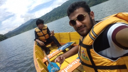 selfie by bijaya on boat 2